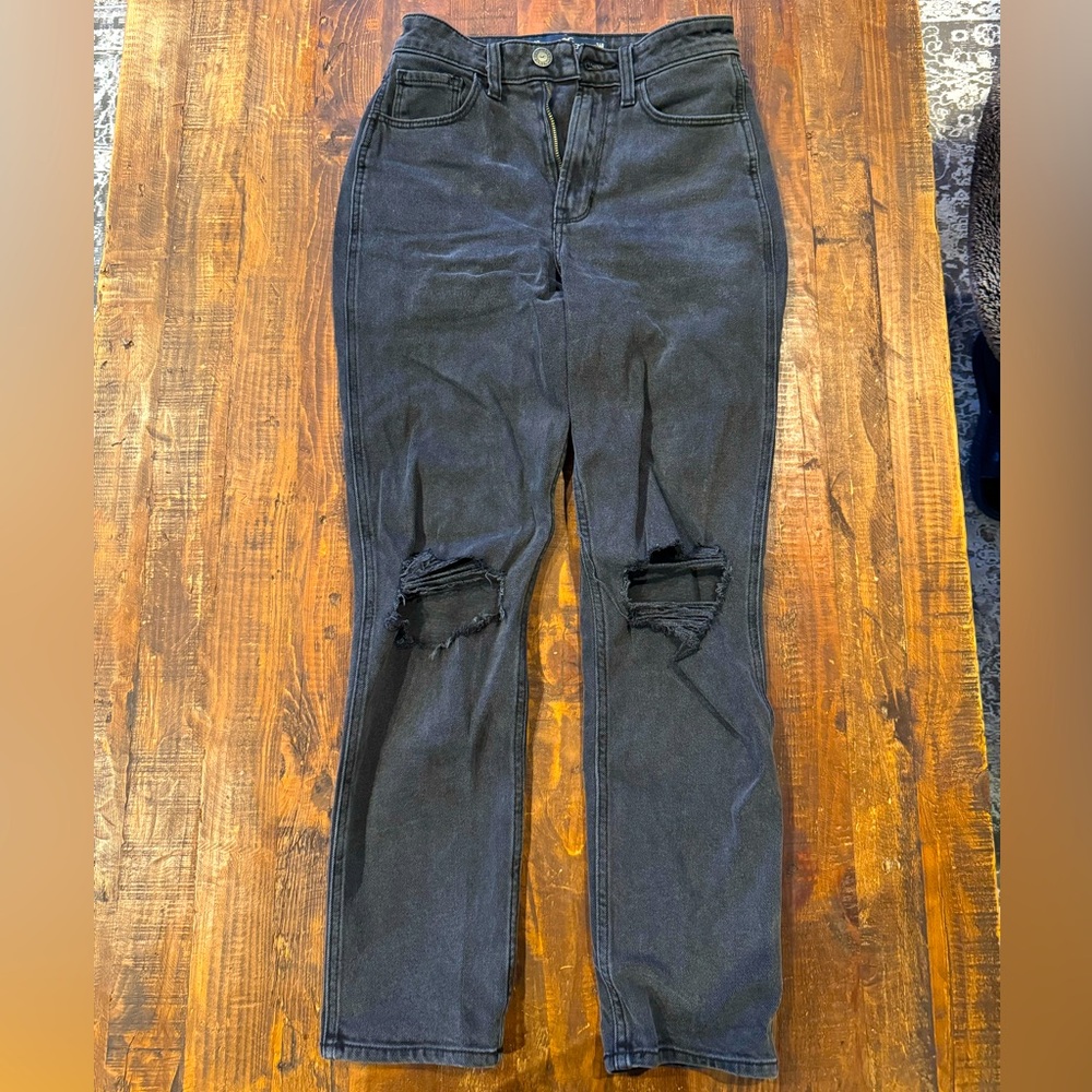 Hollister ultra high rise mom jeans